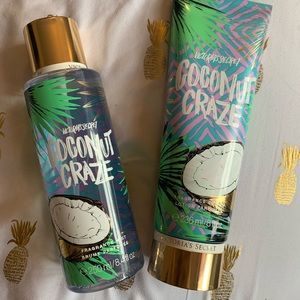 Body lotion and mist Victoria’sSecrets both for$18